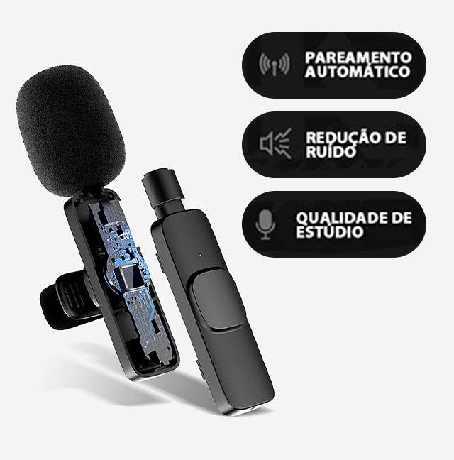 SonusPro - Microfone de lapela sem fio | LEVE 2 PAGUE 1 - Helles On-line